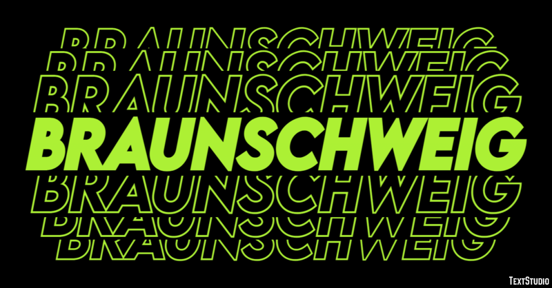 Braunschweig Effetto testo