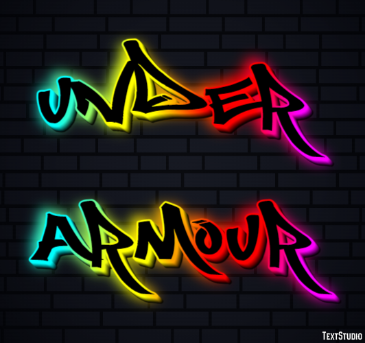 Under Armour Tekst effect