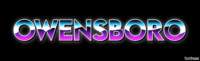 Owensboro Efeito de texto