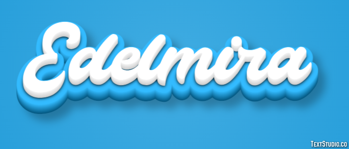 Edelmira Efecto de texto