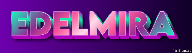 Edelmira Efecto de Texto