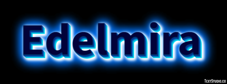 Edelmira Efecto de texto