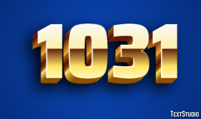 1031 Эффект текста