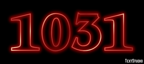 1031 Эффект текста