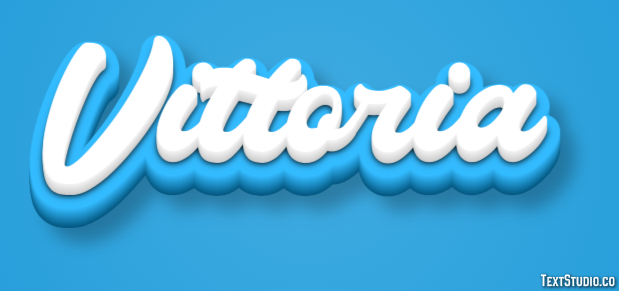 Vittoria Efecto de Texto