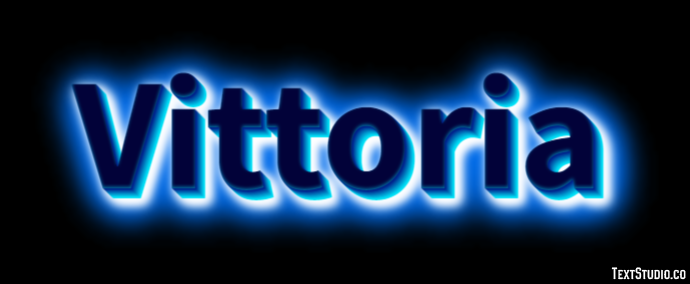 Vittoria Effetto testo