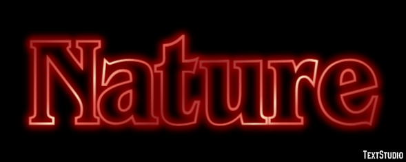 Nature Text Effect