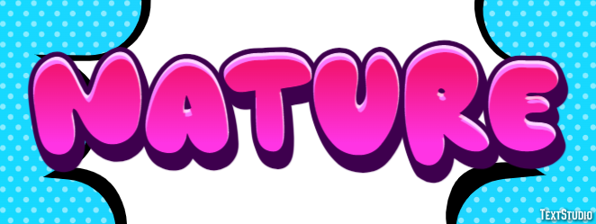 Nature Text Effect