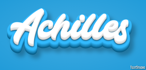 Achilles Text Effect