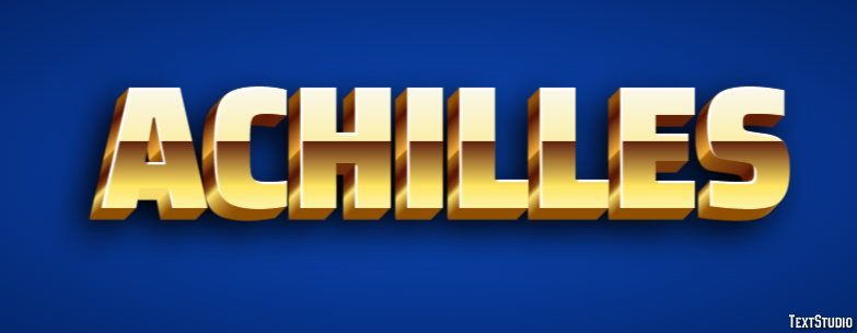 Achilles Text Effect