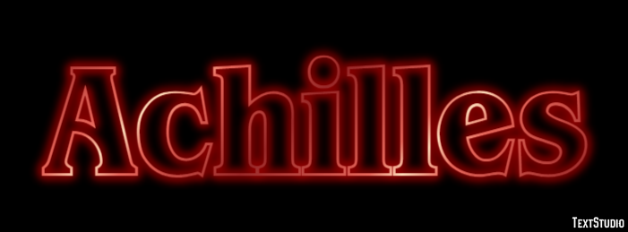 Achilles Text Effect