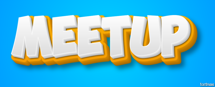Meetup Efecto de Texto
