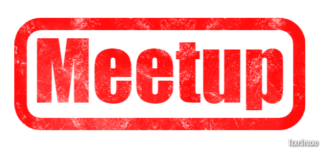 Meetup Efeito de texto