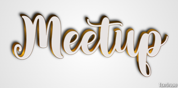 Meetup Efecto de Texto