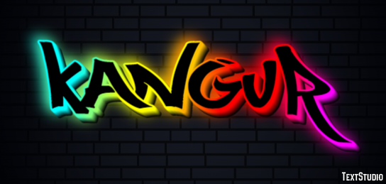 Kangur Texteffekt