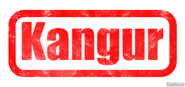 Kangur Texteffekt