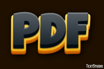 PDF Effetto testo