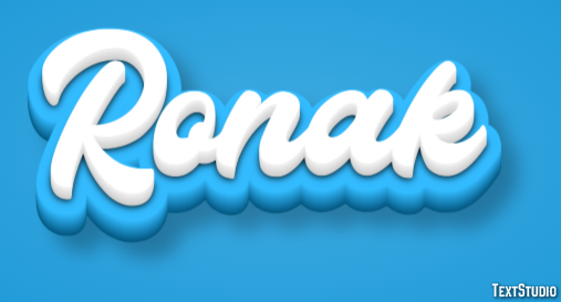 Ronak Text Effect