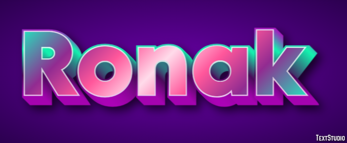 Ronak Text Effect