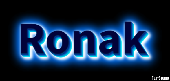 Ronak Text Effect