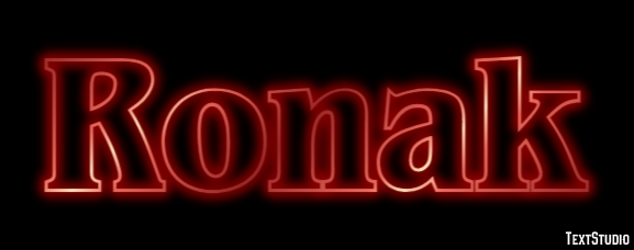 Ronak Text effect