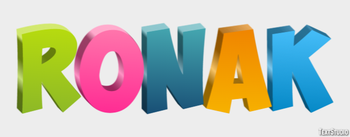 Ronak Text Effect