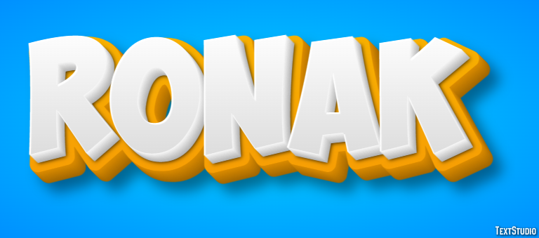 Ronak Text effect