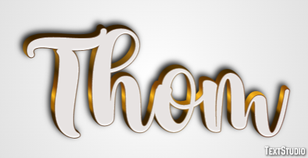 Thom Tekst Effect