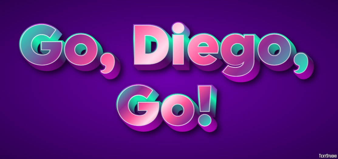 Go, Diego, Go! Metin Efekti