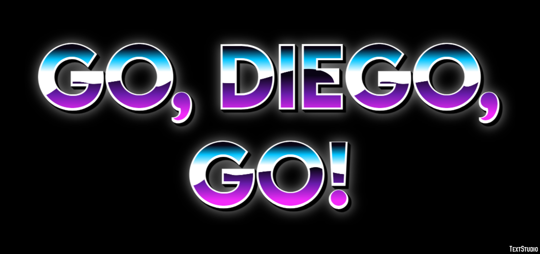 Go, Diego, Go! テキスト効果