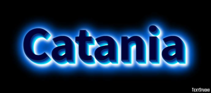 Catania Efecto de Texto