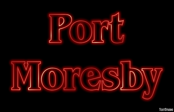 Port Moresby Metin Efekti