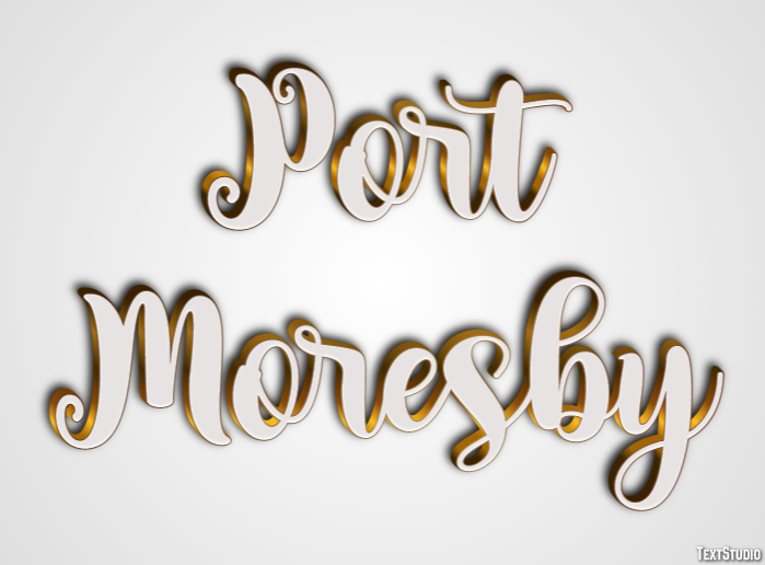 Port Moresby Metin Efekti