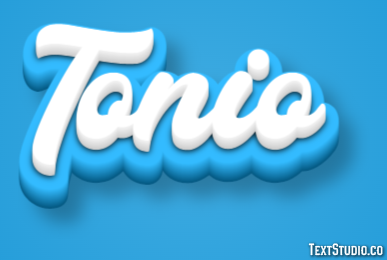 Tonio Effetto testo
