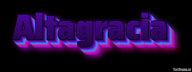 Altagracia Efecto de texto