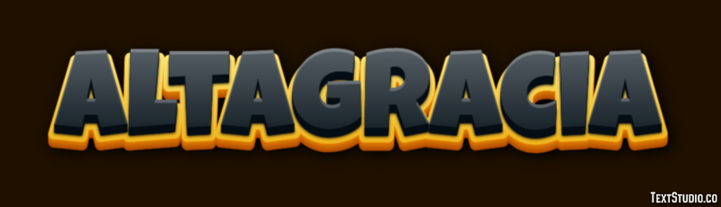 Altagracia Efecto de texto