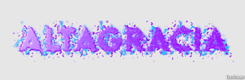 Altagracia Efecto de texto