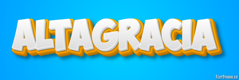 Altagracia Efecto de texto