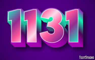 1131 Текстовый эффект