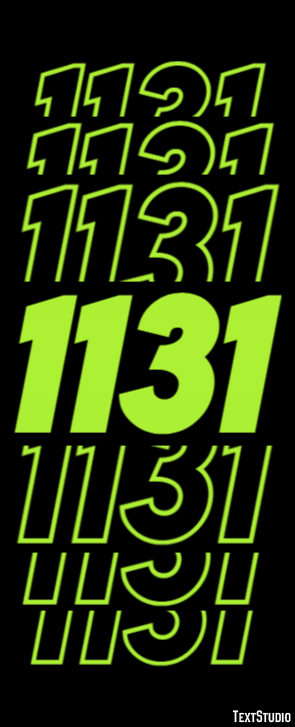 1131 Текстовый эффект