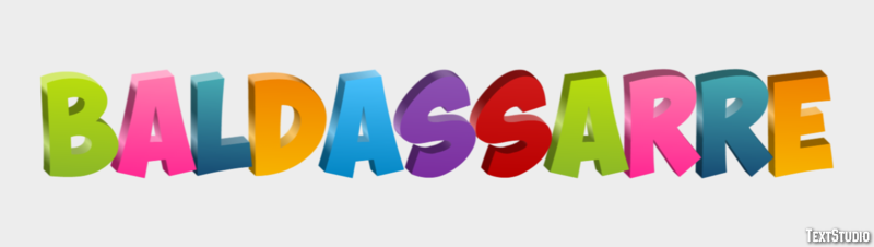 Baldassarre Effetto testo