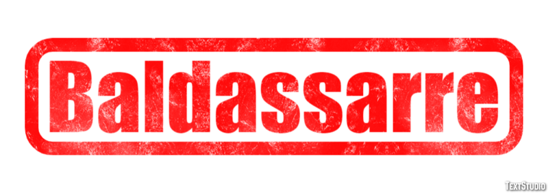 Baldassarre Effetto testo