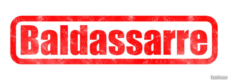 Baldassarre Effetto testo