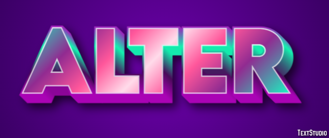 Alter Text Effect
