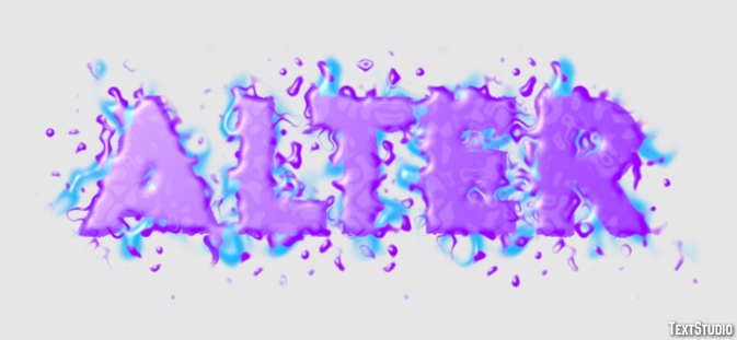 Alter Effet de Texte