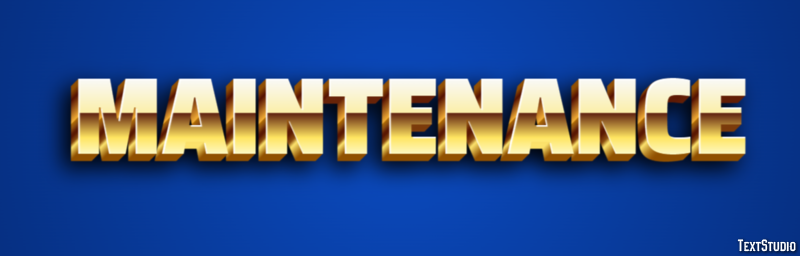 Maintenance Text Effect
