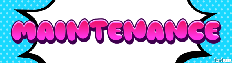 Maintenance Text Effect