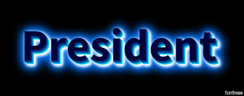 President Text Effect