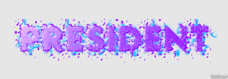 President Text Effect