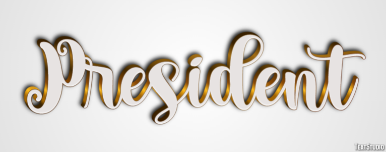 President Text Effect